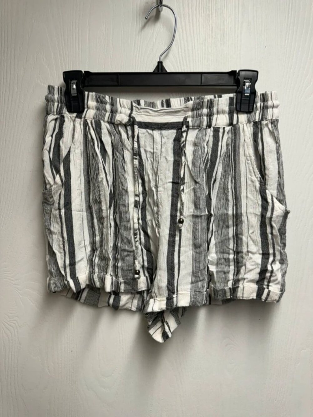 Angie Soft Striped Shorts Size L